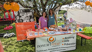DONUM VITAE Gap., war am 20. und 21.07.2024 mit Infostand vertreten!