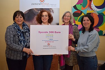 DONUM VITAE GAP bedankt sich herzlich!